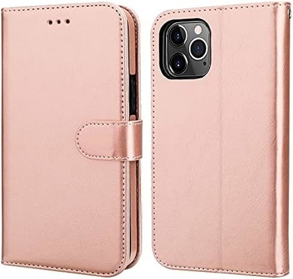 Compatible con el iPhone 12/Pro cartera de bolsillo con soporte de tarjeta PU pieza de piele soporte de pulsera a prueba de golpes clamshell 6,1 pulgadas