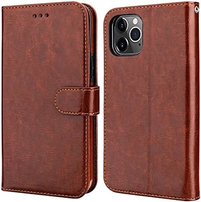 Compatible con el iPhone 12/Pro cartera de bolsillo con soporte de tarjeta PU pieza de piele soporte de pulsera a prueba de golpes clamshell 6,1 pulgadas
