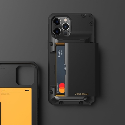 Para el iPhone 12 Pro Max con [4 tarjetas]Portafolio de tarjeta de crédito sólida Premium para el iPhone 12 Pro Max de 6,7 pulgadas