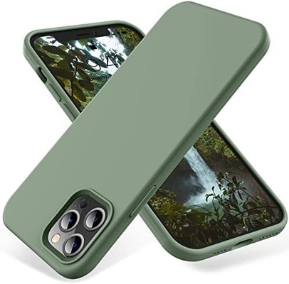 Cuerpo para iPhone 12 Pro Max, Protección de grado militar, Silicona a prueba de golpes, Antihuellas y Antiderrapante, Cuerpo para teléfono