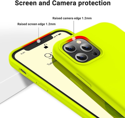 Cuerpo para iPhone 12 Pro Max, Protección de grado militar, Silicona a prueba de golpes, Antihuellas y Antiderrapante, Cuerpo para teléfono
