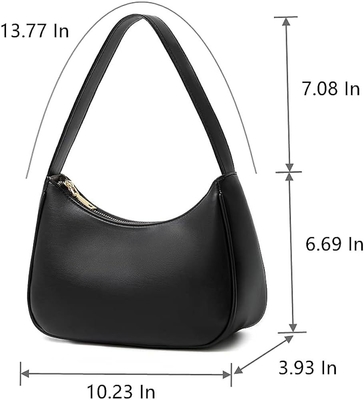 Bolsas de hombro para mujeres, carinoso bolso de mano Hobo Tote Mini Bolso de embrague con cierre de cremallera