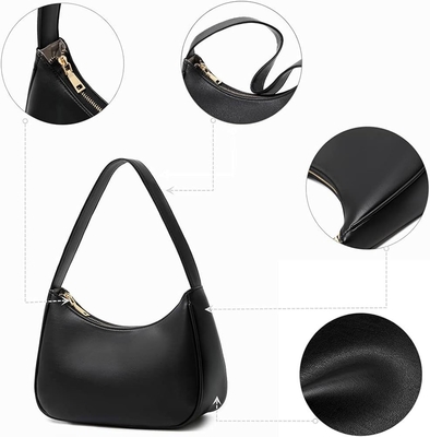 Bolsas de hombro para mujeres, carinoso bolso de mano Hobo Tote Mini Bolso de embrague con cierre de cremallera