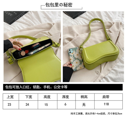 Bolso de hombro pequeño para mujeres Bolso Crossbody de moda Bolso de cuero a prueba de agua Bolsos de mano de embrague Bolsas de diseño
