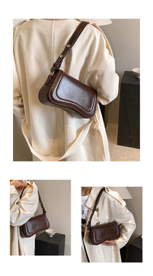 Bolso de hombro pequeño para mujeres Bolso Crossbody de moda Bolso de cuero a prueba de agua Bolsos de mano de embrague Bolsas de diseño