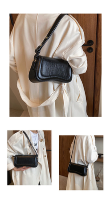 Bolso de hombro pequeño para mujeres Bolso Crossbody de moda Bolso de cuero a prueba de agua Bolsos de mano de embrague Bolsas de diseño