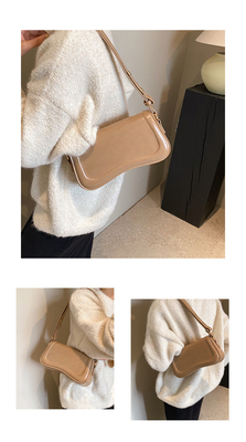Bolso de hombro pequeño para mujeres Bolso Crossbody de moda Bolso de cuero a prueba de agua Bolsos de mano de embrague Bolsas de diseño