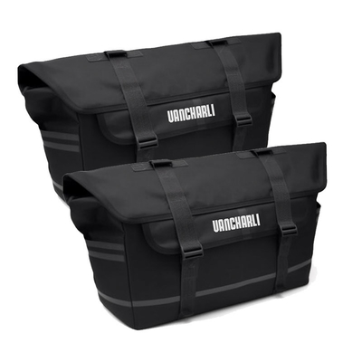 Bolsas para bicicletas personalizadas Bolsas para hombros con doble portador Diseñadas con una gran capacidad y una correa ajustable para el hombro