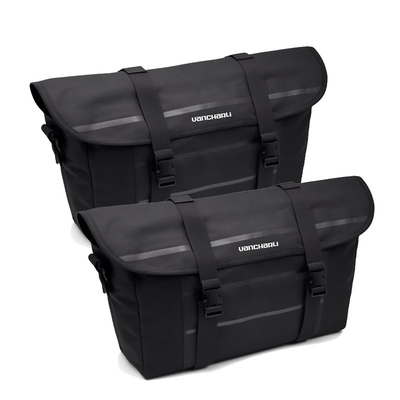 Bolsas para bicicletas personalizadas Bolsas para hombros con doble portador Diseñadas con una gran capacidad y una correa ajustable para el hombro