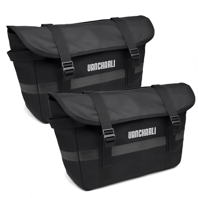Bolsas para bicicletas personalizadas Bolsas para hombros con doble portador Diseñadas con una gran capacidad y una correa ajustable para el hombro