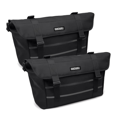 Bolsas para bicicletas personalizadas Bolsas para hombros con doble portador Diseñadas con una gran capacidad y una correa ajustable para el hombro