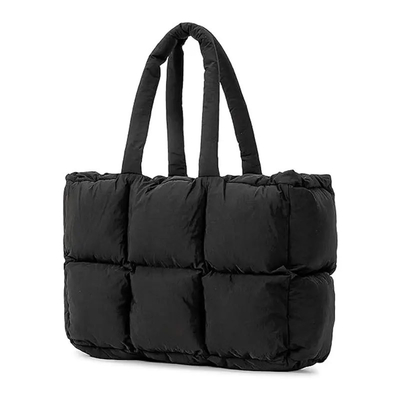 Bolsas de moda puffy con colchas para mujeres Personaliza tus bolsas con servicios OEM y ODM