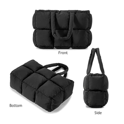 Bolsas de moda puffy con colchas para mujeres Personaliza tus bolsas con servicios OEM y ODM