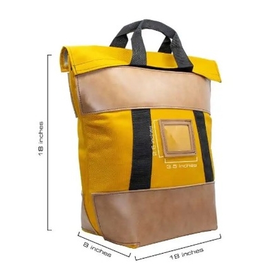 Bolso de mensajería resistente al fuego   Made to order Con el acabado de piel de toba, fondo cuadrado, palos palmeados duraderos y cerradura incorporada, es sin duda un producto valioso en todas las oficinas, salas de correo o almacenes!