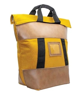 Bolso de mensajería resistente al fuego   Made to order Con el acabado de piel de toba, fondo cuadrado, palos palmeados duraderos y cerradura incorporada, es sin duda un producto valioso en todas las oficinas, salas de correo o almacenes!