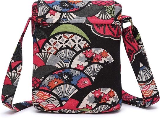 Women's Retro Small Size Canvas Shoulder Bag Hippie Boho Crossbody Handbag