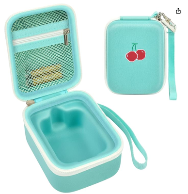 Bolso de transporte personalizado para mascotas digitales interactivas Bitzee. Bolso de batería y correa de mano desmontable, evita caídas y arañazos, viaje y almacenamiento de regalos, solo en caja.