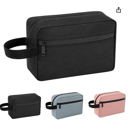 Bolso de Toileteria de Viaje para Hombres Mujeres organizador de bolso de maquillaje colgante rosa. Bolso de Toileteria a prueba de agua para accesorios de baño, kit de afeitar y organizador de bolso de cosméticos colgantes, para viajes, baño, regalo