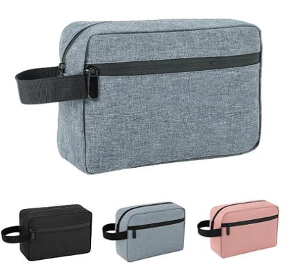 Bolso de Toileteria de Viaje para Hombres Mujeres organizador de bolso de maquillaje colgante rosa. Bolso de Toileteria a prueba de agua para accesorios de baño, kit de afeitar y organizador de bolso de cosméticos colgantes, para viajes, baño, regalo