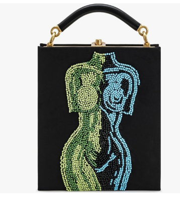 Bolso de mano con forma de libro para mujer