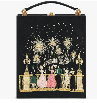 Bolso de mano con forma de libro para mujer
