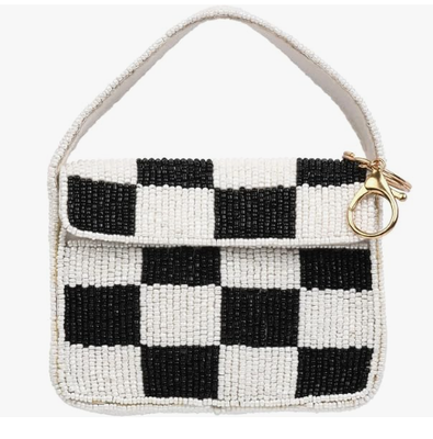 Bolso de baguetas, mini bolso de hombro, bolso ligero con patrón