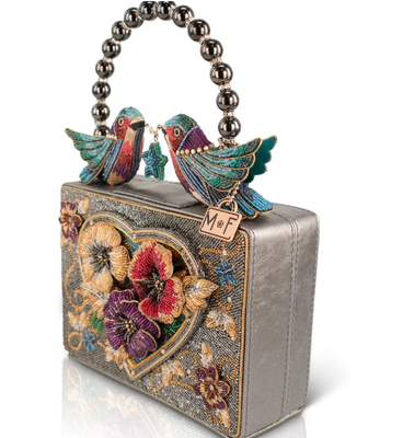 Corazón palpitante Mano superior Bolso de mano Moneda Bolso Anillo de llave y gancho de gatillo fácil de abrir Monedas de cuentas bolsas pequeñas