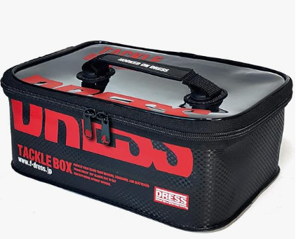 DRESS Tackle Box Multi Function EVA Multi-functional Fishing Tackle Case Storage Container Buckan Tackle Bag Reel Case Worm Lure Box M General Purpose