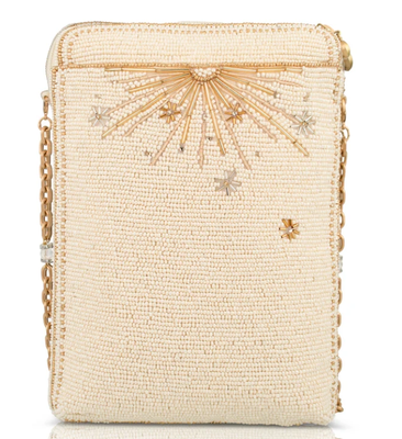 Bubbles & Bliss Crossbody Handbag Baeded phone bag