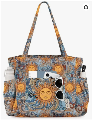 Miss Adola Cute Corduroy Tote Bag for Women Multi-Pocket with Zipper Large Capacity Shoulder Bag for Work, Travel, and Shopping