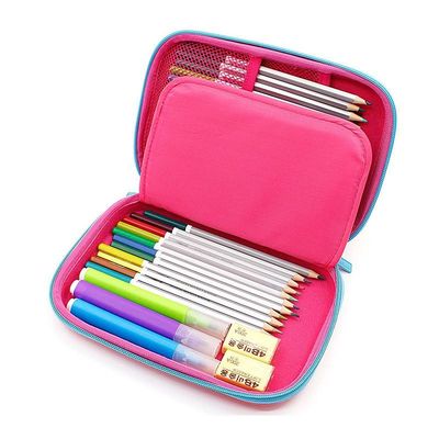 ODM 60Pcs Unicorn EVA Pencil Case 3D que imprime a Logo Pink Color