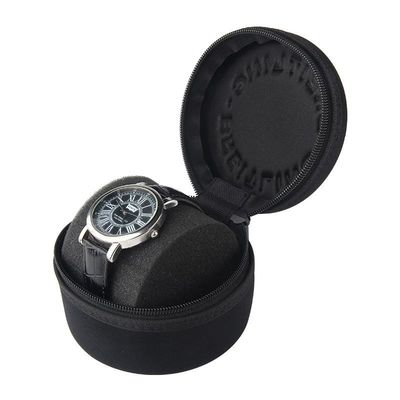 Terciopelo de Mutispandex EVA Mens Watch Jewelry Box que alinea color negro