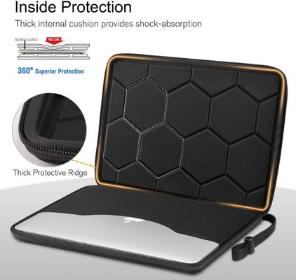 Agua 13&quot; resistente superficie del poliéster de EVA Laptop Protective Case 1680d