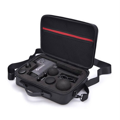 Caja de arma del masaje del poliéster del OEM 600D 75degree EVA Embossing Logo