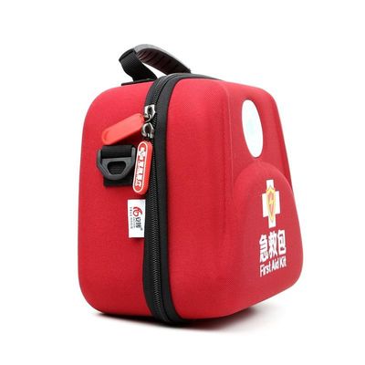 Kit de primeros auxilios de grado médico EVA portátil con bolsillos de malla de tamaño personalizable y correas elásticas para la organización