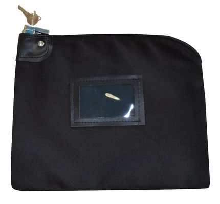 El banco de nylon a prueba de polvo de la cremallera 70D empaqueta a Logo Zippered Coin Purse de grabación en relieve