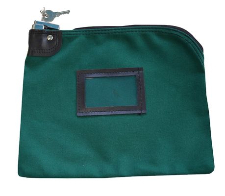 El banco de nylon a prueba de polvo de la cremallera 70D empaqueta a Logo Zippered Coin Purse de grabación en relieve