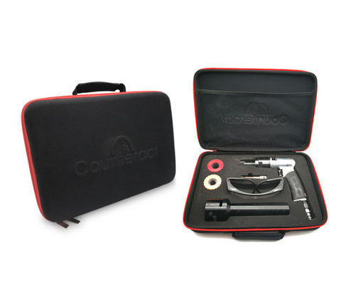 Remiendo de goma que lleva de EVA Hard Shell Case Hand del poliéster negro de los colores 900D