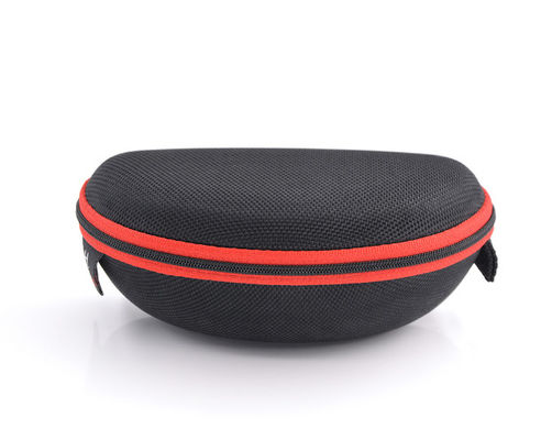 Impresión negra de EVA Sunglasses Case Custom Logo del poliéster 1680D