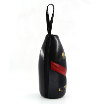 Poliéster de cuero 600D EVA Hard Cases Wine Packing de la PU con la correa