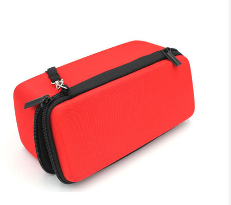 Cuerpo de altavoz EVA de cuero PU a prueba de choques Cuerpo de altavoz resistente a los choques / bolsa con correa de material de cuero PU