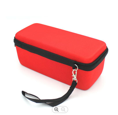 Cuerpo de altavoz EVA de cuero PU a prueba de choques Cuerpo de altavoz resistente a los choques / bolsa con correa de material de cuero PU