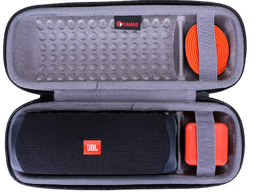 Caso duro Velet material suave de Shell Portable EVA Jbl Flip 4 dentro
