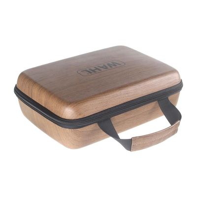 Organizador portátil a prueba de polvo Case del zócalo de EVA Storage Case Wood Grain