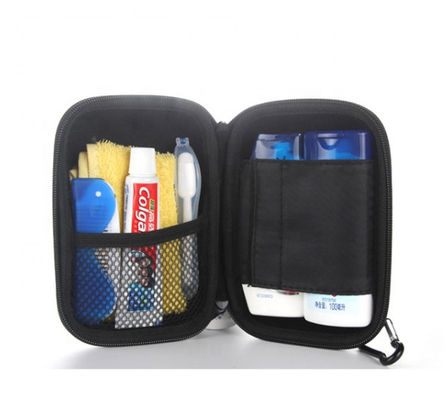 Organizador impermeable Bag del cepillo del maquillaje del poliéster de EVA Storage Case 1680D
