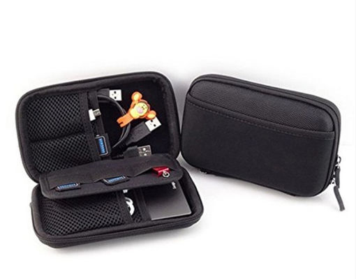 Prenda impermeable del caso de EVA Pu Leather Earphone Protective a prueba de choques