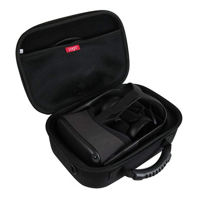 Prenda impermeable negra de la longitud de EVA Carrying Case los 29cm del juego del color VR