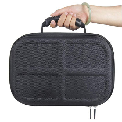 Prenda impermeable negra de la longitud de EVA Carrying Case los 29cm del juego del color VR