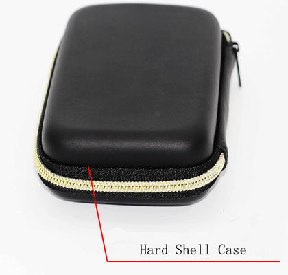 Bolso portátil de EVA Protective Case Zipper Black del poliéster 1800D