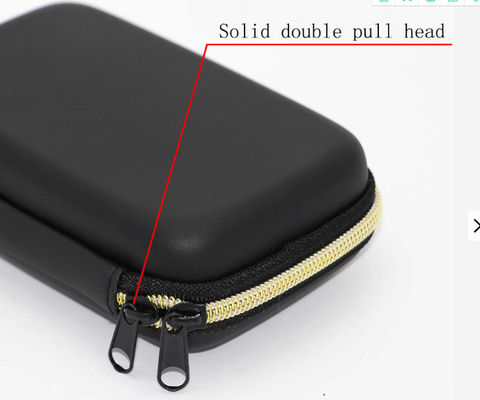 Bolso portátil de EVA Protective Case Zipper Black del poliéster 1800D
